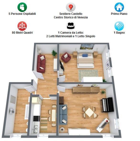 Bella Vista Apartment Venice Luaran gambar